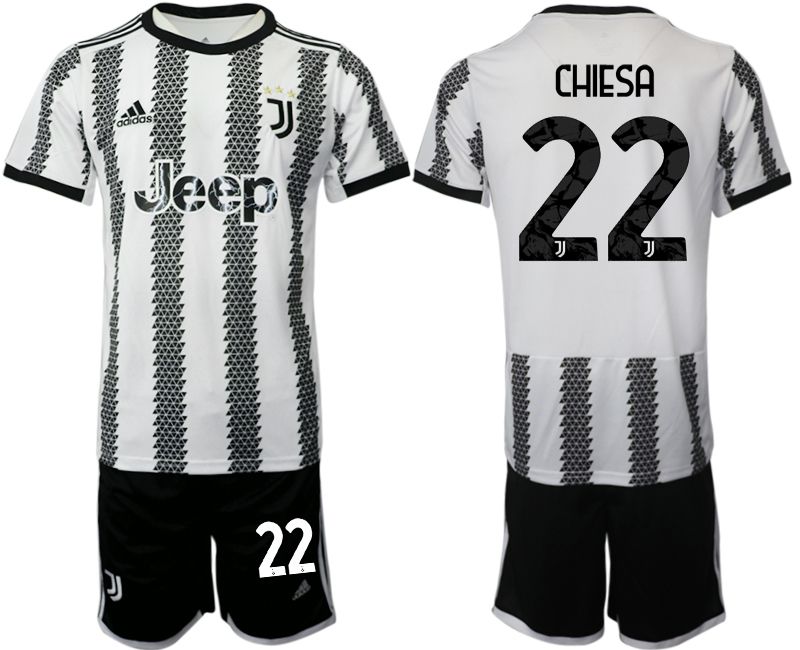 Men 2022-2023 Club Juventus FC home white #22 Soccer Jerseys->manchester city jersey->Soccer Club Jersey